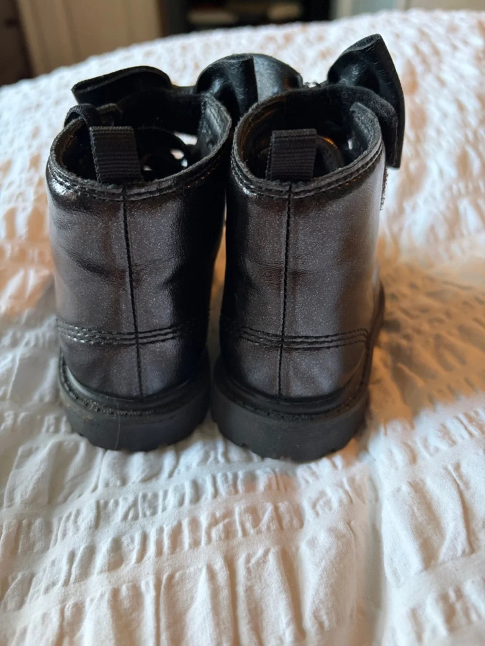 Carter's Black Bow Boots for Toddler size 6